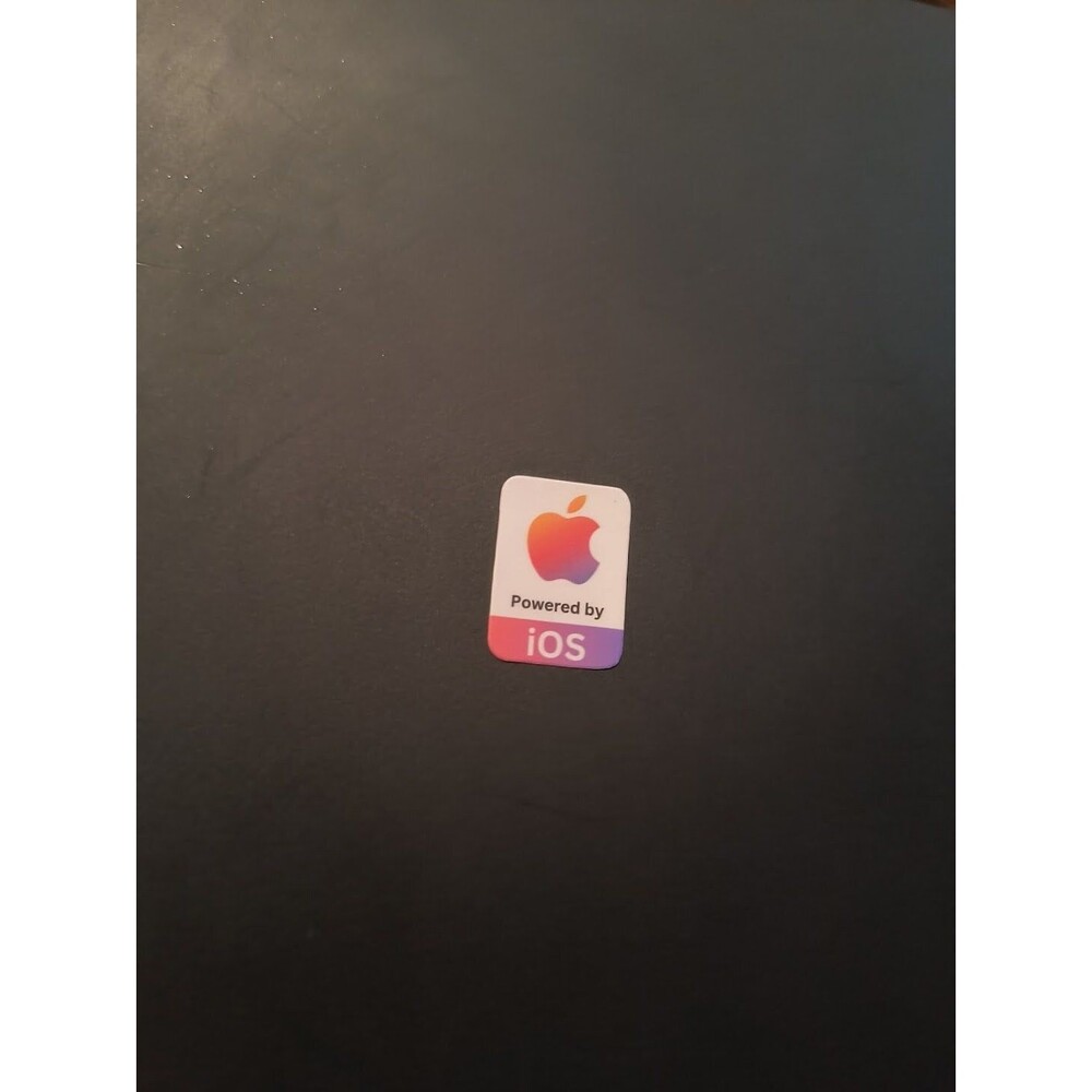 Apple iOS iPhone iPad Tablet Smartphone Sticker / Decal / Badge (6 Pack)